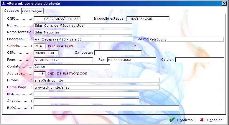 Clique na imagem para ir a Funes do Sistema SDR